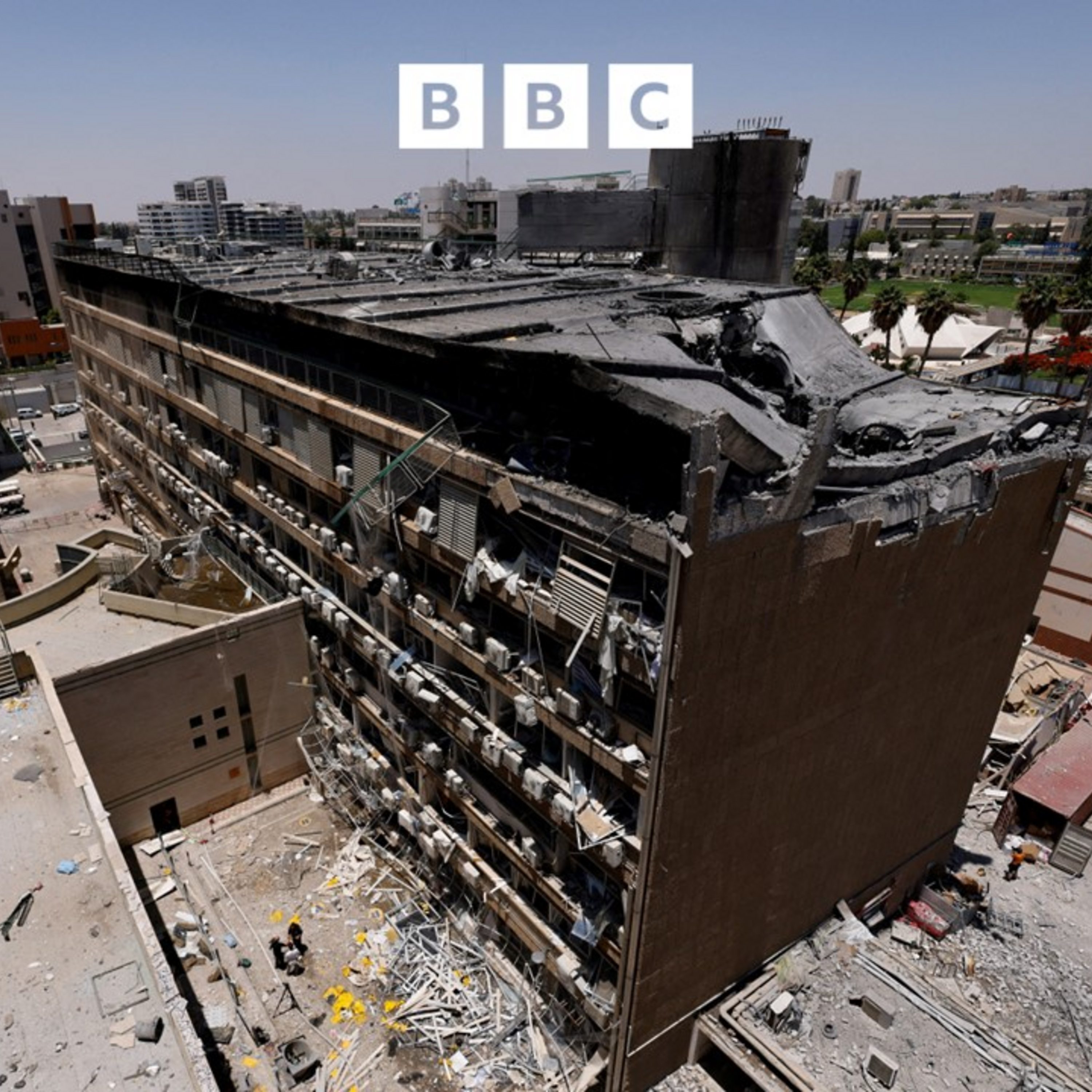 Israeli hospital hit by Iranian missile