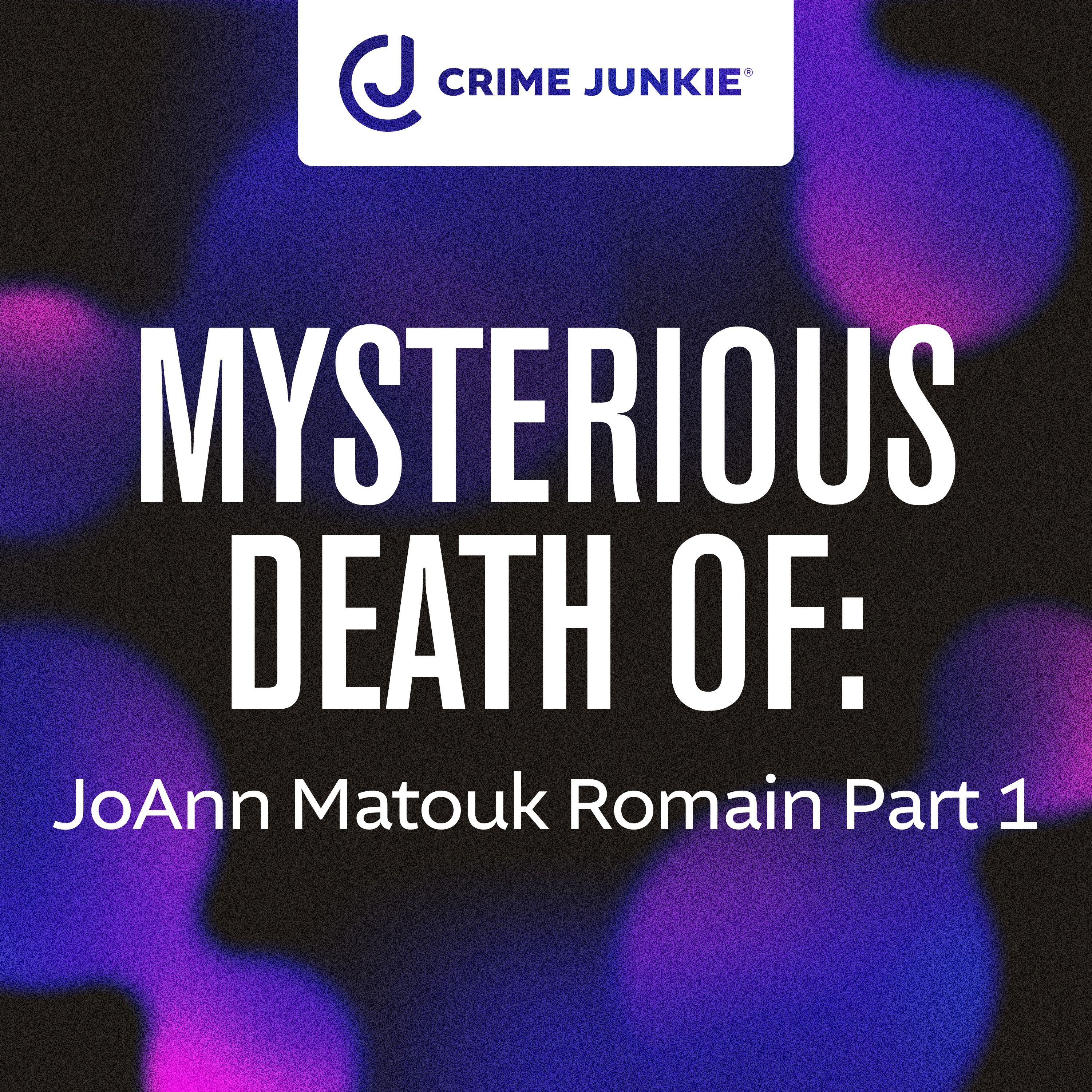 MYSTERIOUS DEATH OF: JoAnn Matouk Romain Part 1 by audiochuck