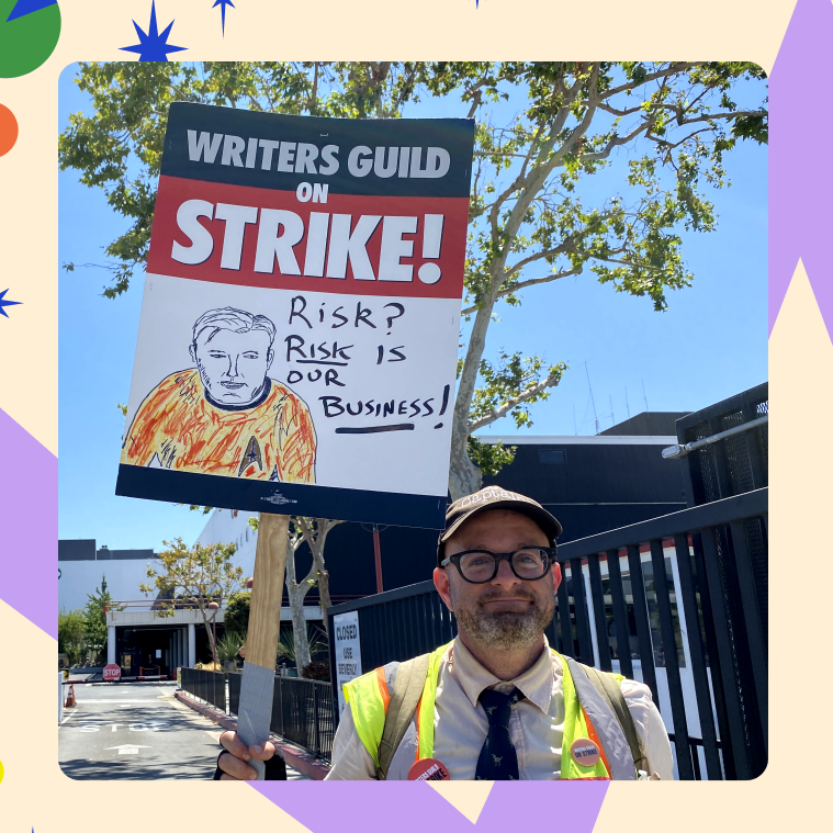 The secret entrance that sidesteps Hollywood picket lines by NPR