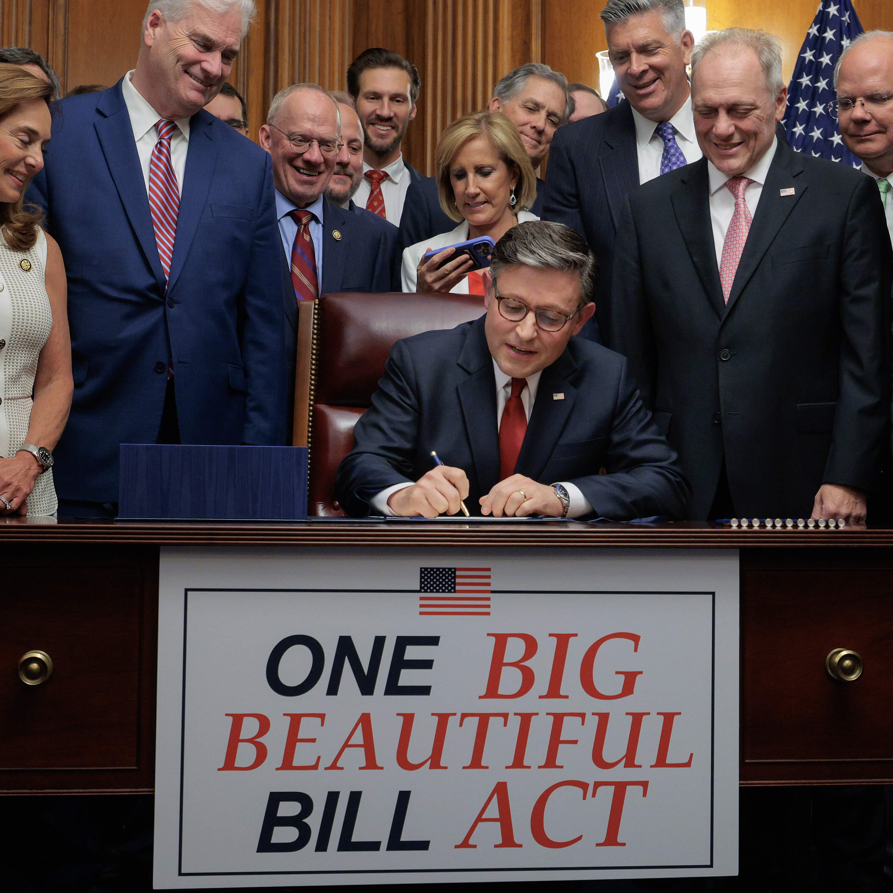 The simple math of the big bill by NPR