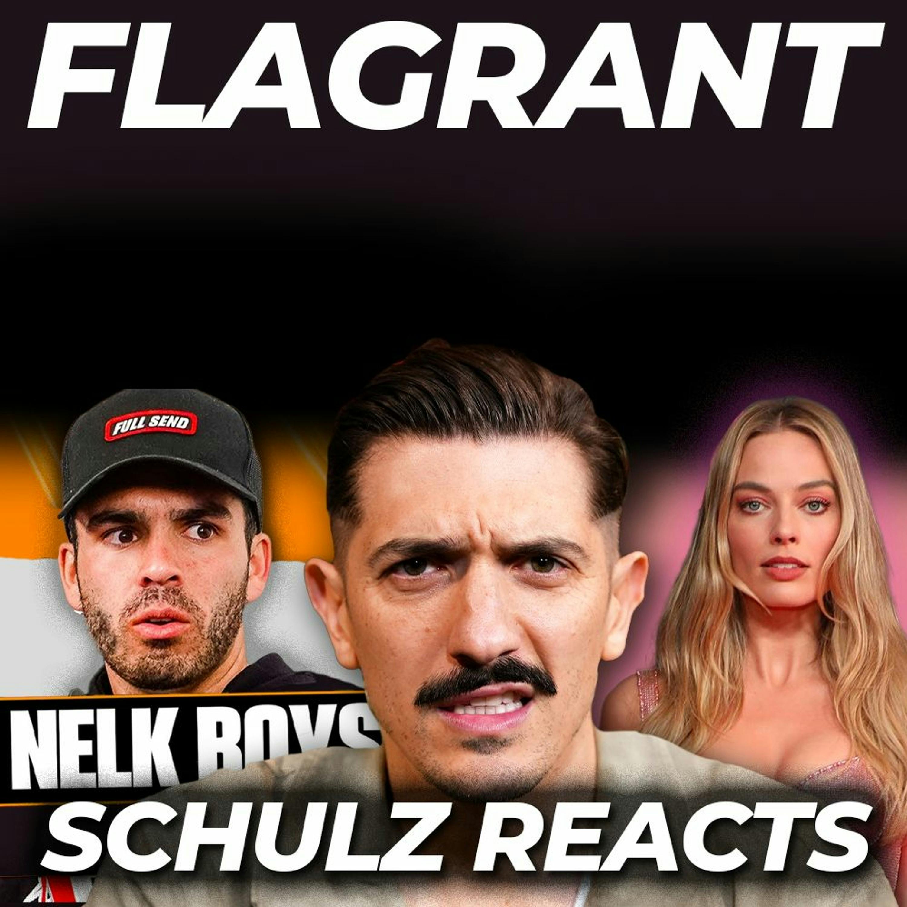 Schulz responds to Nelk Boys, Barbie’s feet, and LenaThePlug’s Movie Rating by Andrew Schulz's Flagrant with Akaash Singh