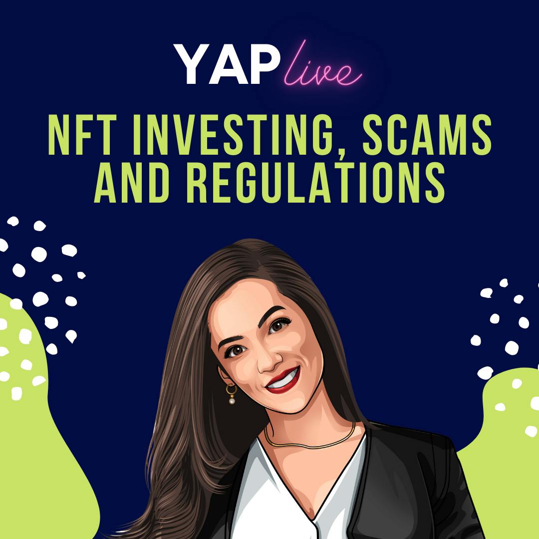 YAPLive: NFT Investing, Scams and Regulations with Brandon Hoffman, Christa Laser, Mitch Jackson, and Jerome Bethea (JB the Wizard) by Hala Taha | Entrepreneurship, Sales, Marketing | YAP Media Network