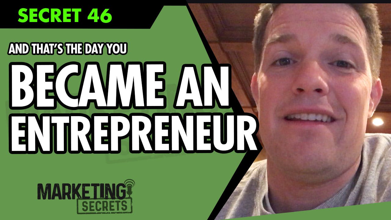 And THAT'S The Day You Became An Entrepreneur... by Russell Brunson | YAP Media