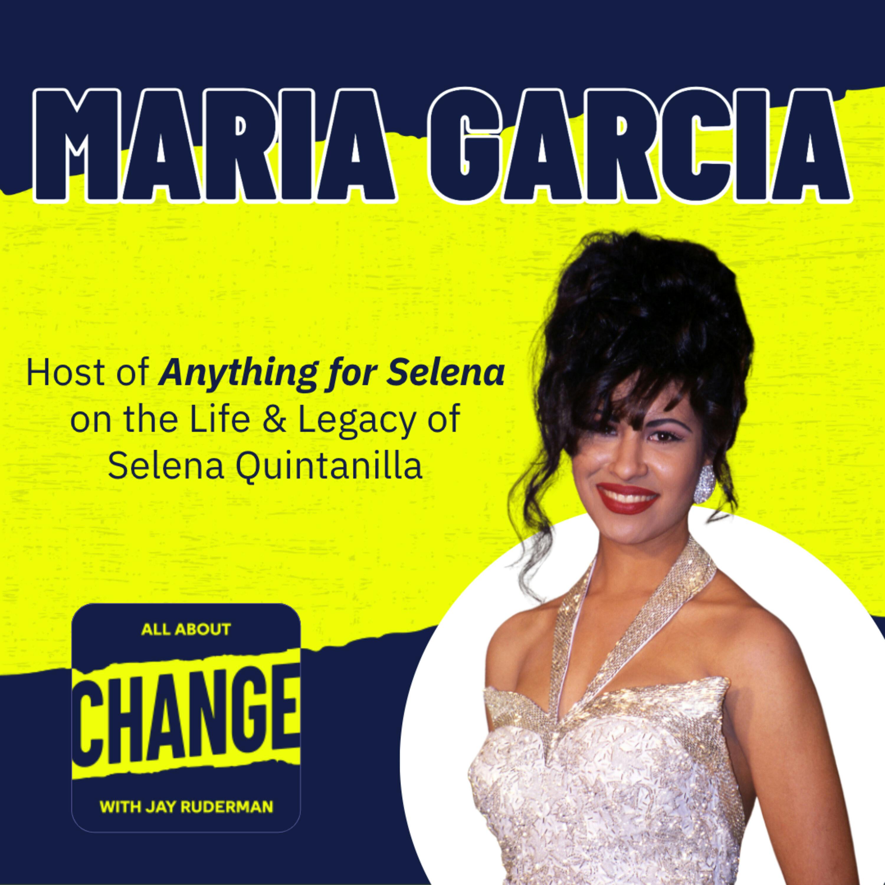Maria Garcia - Host of Anything for Selena on the Life & Legacy of Selena Quintanilla by Jay Ruderman