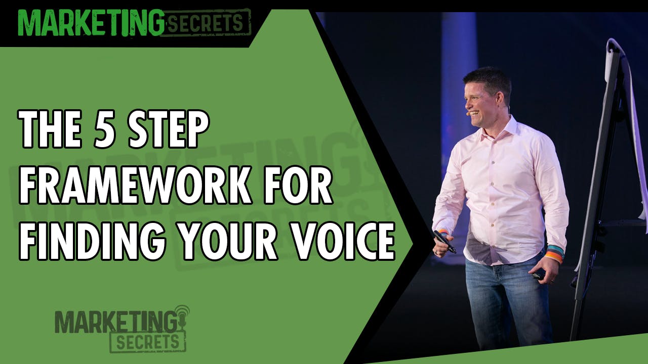 The 5 Step Framework For Finding Your Voice by Russell Brunson | YAP Media