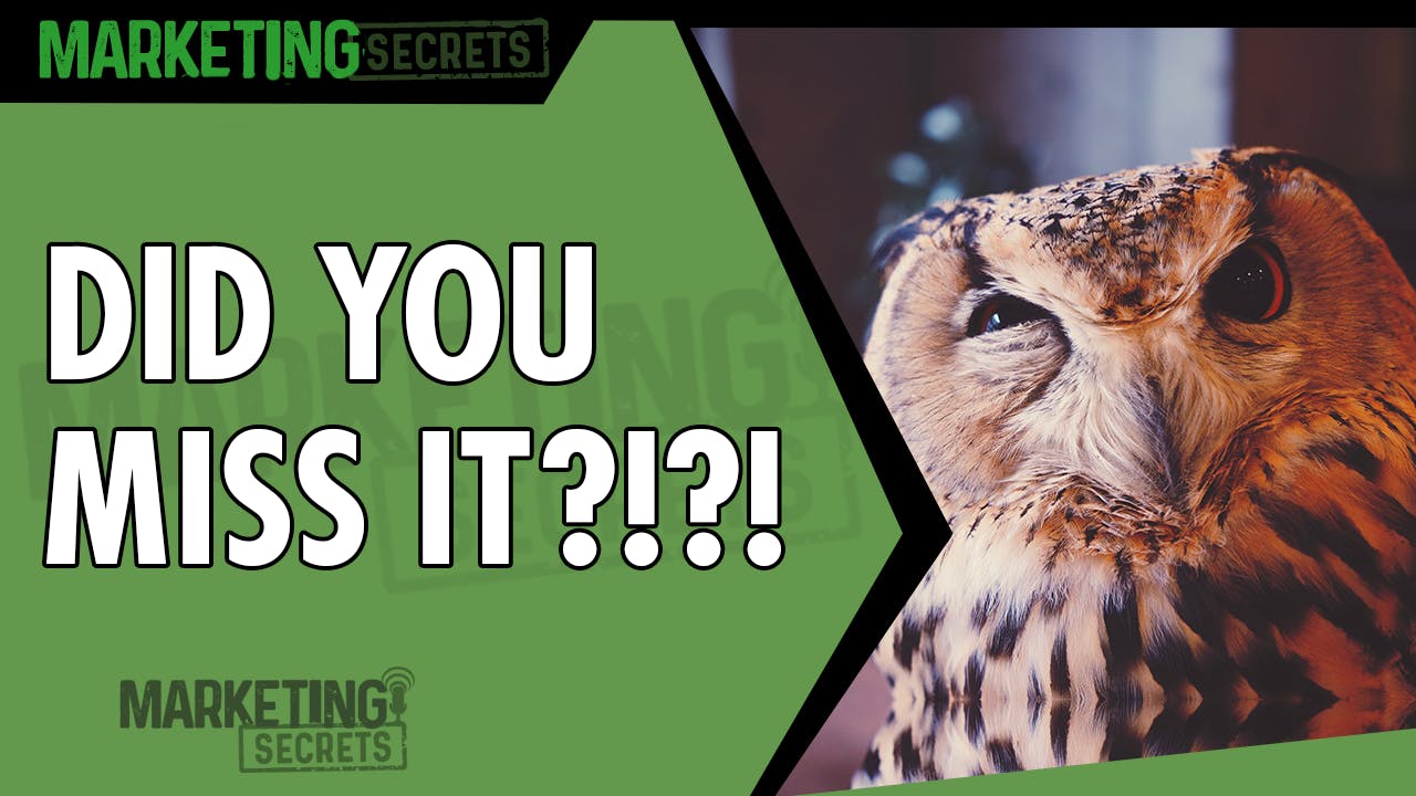 DID YOU MISS IT?!?! by Russell Brunson | YAP Media