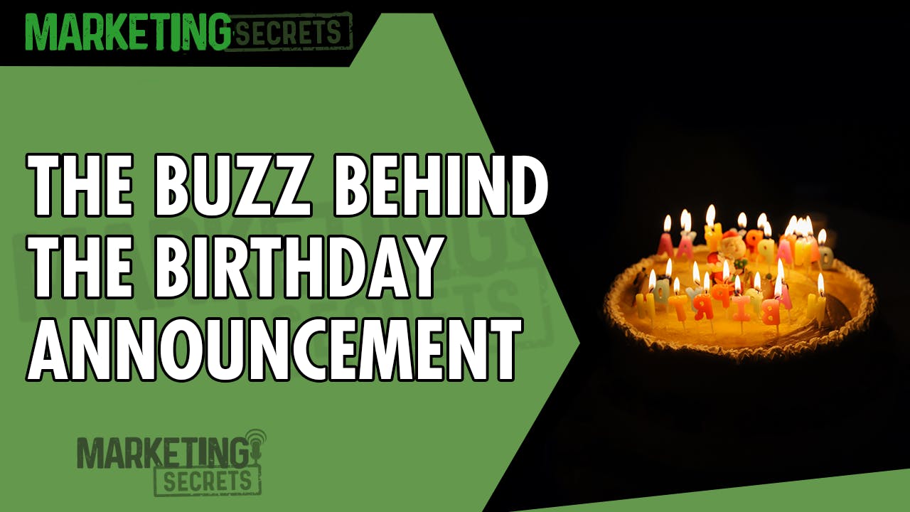 The Buzz Behind The Birthday Announcement by Russell Brunson | YAP Media