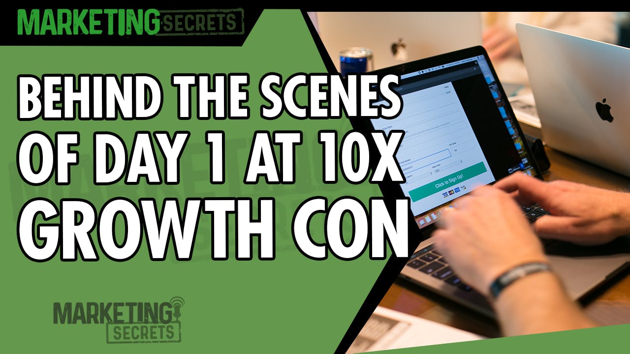 Behind The Scenes Of Day 1 At 10X Growth Con by Russell Brunson | YAP Media