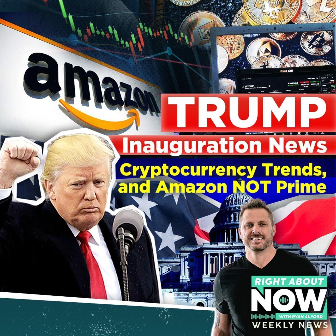 Trump Inauguration News, Cryptocurrency Trends, and Amazon NOT Prime