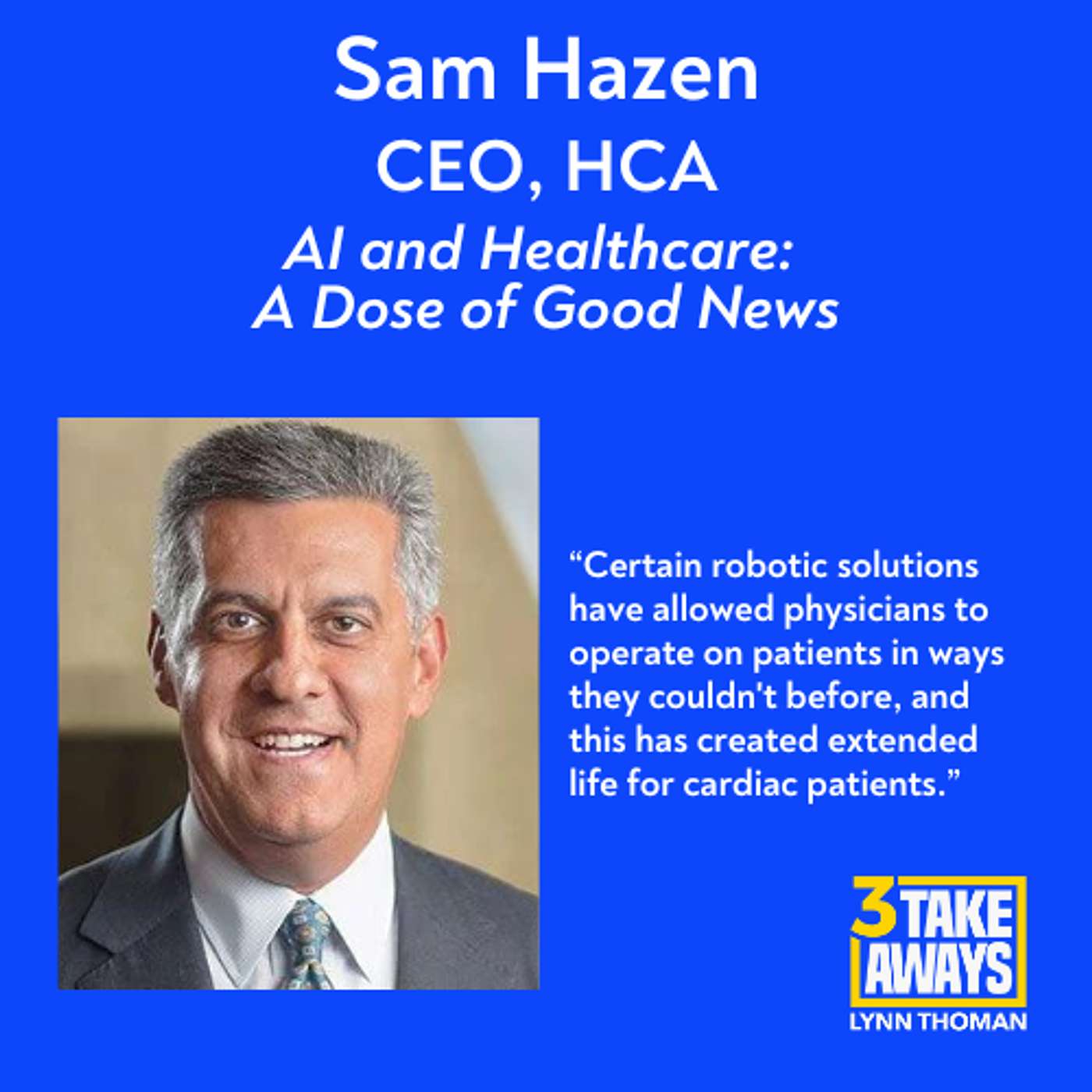 AI and Healthcare: A Dose of Good News (#217)