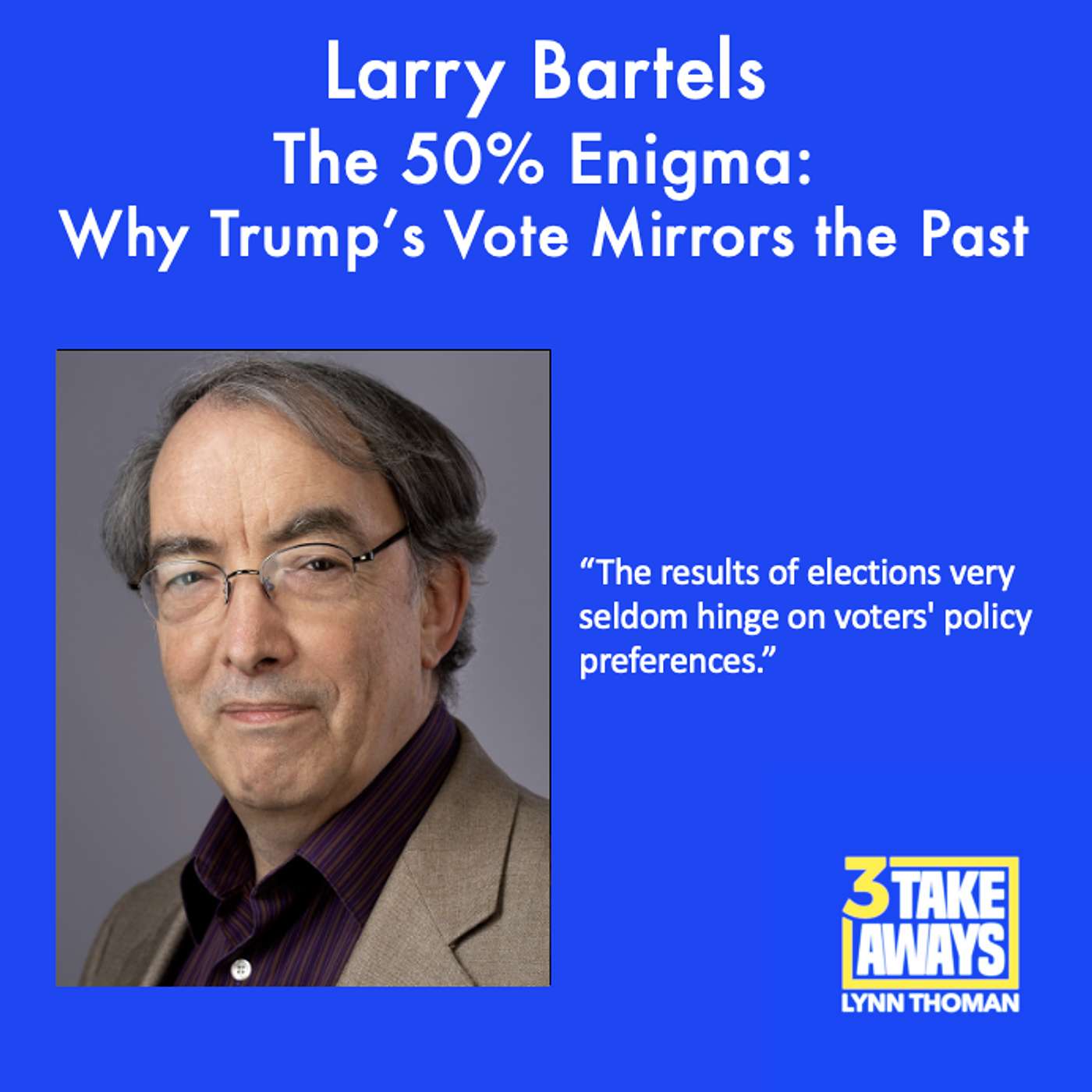 The 50% Enigma: Why Trump’s Vote Mirrors the Past (#249)